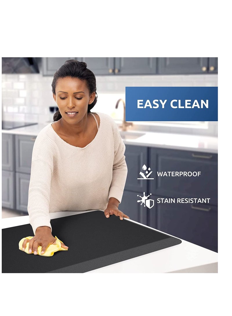 Kitchen Mat Cushioned Anti Fatigue Kitchen Rug Waterproof Non Slip Kitchen Rugs and Mats Standing Desk Mat Comfort Floor Mats for Kitchen House Sink Office