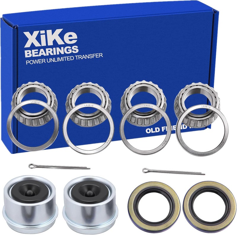 XiKe 2 Set Trailer Axle Hub Bearings Wheel Kit for Spindle 1-1/16" or 1.062 Inch - Image 1