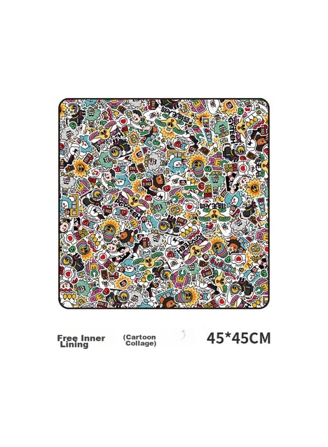 PGYTECH Pgytech Camera Folding Cloth, Magic Cloth, Mirrorless Camera Wrap, Camera Storage Cloth, Canon Nikon Fuji Lens Protection Bag, Portable Free Inner Liner Bag, Cartoon 45*45Cm, M Size - Image 5