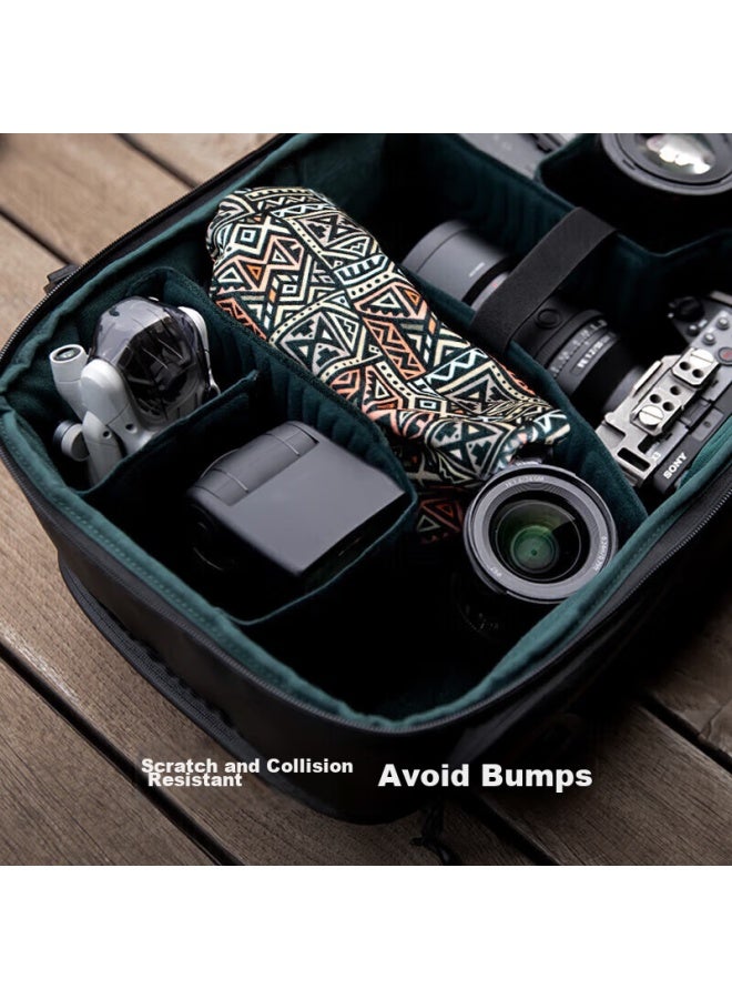 PGYTECH Pgytech Camera Folding Cloth, Magic Cloth, Mirrorless Camera Wrap, Camera Storage Cloth, Canon Nikon Fuji Lens Protection Bag, Portable Free Inner Liner Bag, Cartoon 45*45Cm, M Size - Image 1