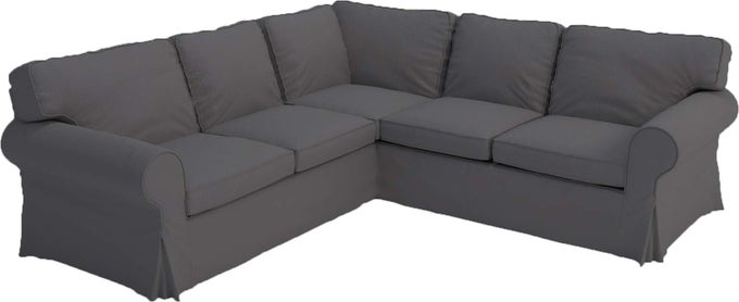 THE THICK COTTON EKTORP 2 2 SOFA COVER REPLACEMENT IS CUSTOM MADE FOR IKEA EKTORP CORNER OR SECTIONAL SOFA SLIPCOVER
