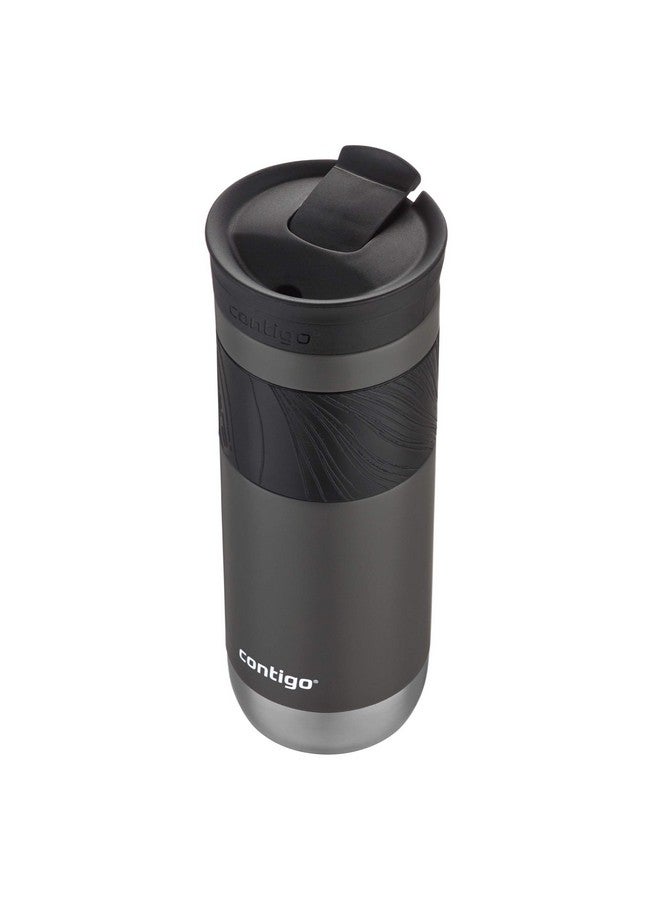 Contigo Byron Vacuum-Insulated Stainless Steel Travel Mug with Leak-Proof Lid, Reusable Coffee Cup or Water Bottle, BPA-Free, 20oz 2-Pack in Sake & Blue Corn Perfect for Hot and Cold Beverages - Image 4