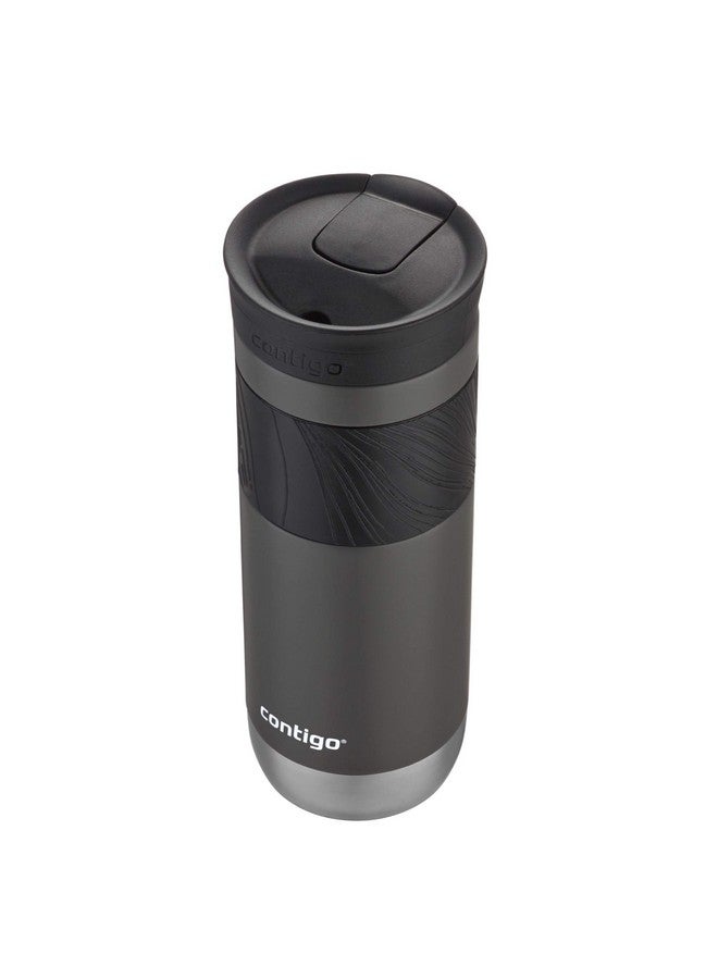 Contigo Byron Vacuum-Insulated Stainless Steel Travel Mug with Leak-Proof Lid, Reusable Coffee Cup or Water Bottle, BPA-Free, 20oz 2-Pack in Sake & Blue Corn Perfect for Hot and Cold Beverages - Image 3