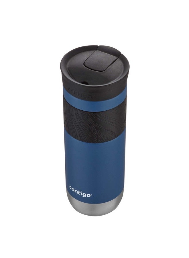 Contigo Byron Vacuum-Insulated Stainless Steel Travel Mug with Leak-Proof Lid, Reusable Coffee Cup or Water Bottle, BPA-Free, 20oz 2-Pack in Sake & Blue Corn Perfect for Hot and Cold Beverages - Image 5