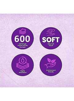 Ghena Ghena Soft Paper Tissues Skin Friendly Highly Absorbent White Paper Face Towel - 24000 Pcs  - Image 4