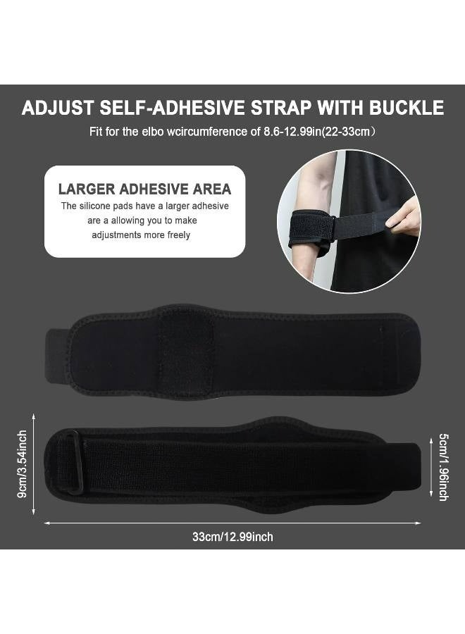 Tennis Elbow Braces for Tendonitis and Tennis Elbow, Tennis Golfers Elbow Support Arm Band Pain Relief, Neoprene Wraps Tennis Elbow Support Band Relief，Suitable for men and women - Image 3