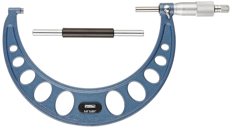 Fowler 52-253-006-1, Premium Outside Inch Micrometer with 5-6" Measuring Range - Image 1