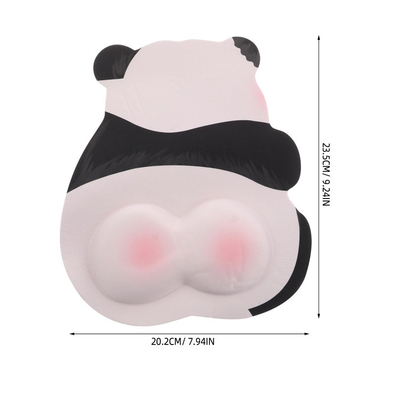 Panda Mouse Pad With Wrist Support Non Slip Desk Mat For Gaming And Work - Image 3