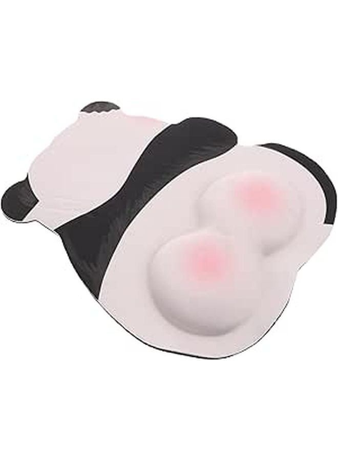 Panda Mouse Pad With Wrist Support Non Slip Desk Mat For Gaming And Work - Image 1