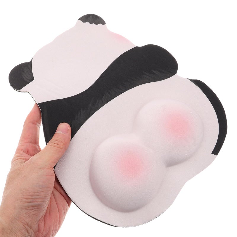 Panda Mouse Pad With Wrist Support Non Slip Desk Mat For Gaming And Work - Image 4