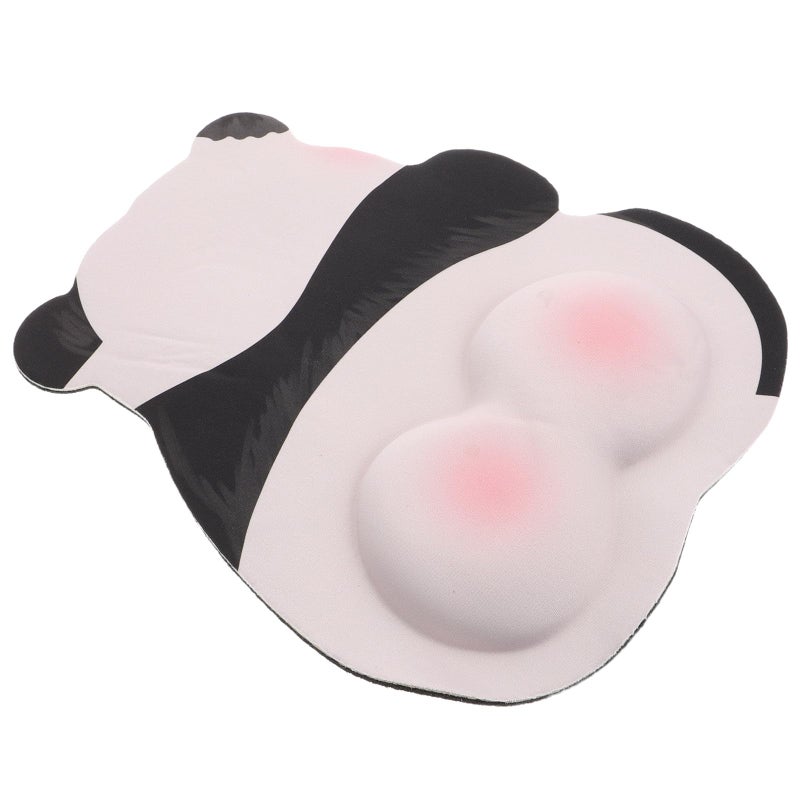 Panda Mouse Pad With Wrist Support Non Slip Desk Mat For Gaming And Work - Image 2