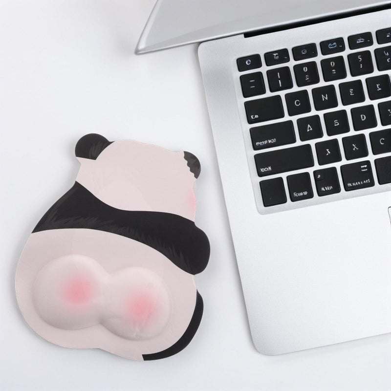 Panda Mouse Pad With Wrist Support Non Slip Desk Mat For Gaming And Work - Image 5