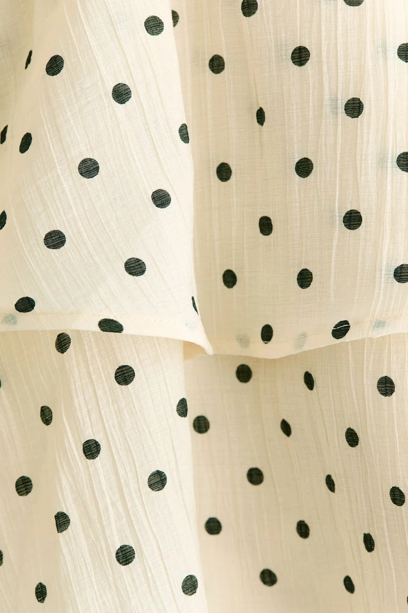 H&M  Flared-skirt ruched dress for Women | Best Price UAE