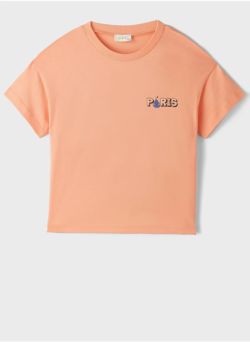 JUNE Kids City Crew Neck T-Shirt