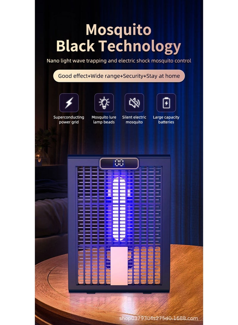 Nariele Mosquito Killer Lamp Insect Repellent Mute Electric Insect Trap Rechargeable Outdoor and Indoor Use Mosquito Killer Repellent - Image 2