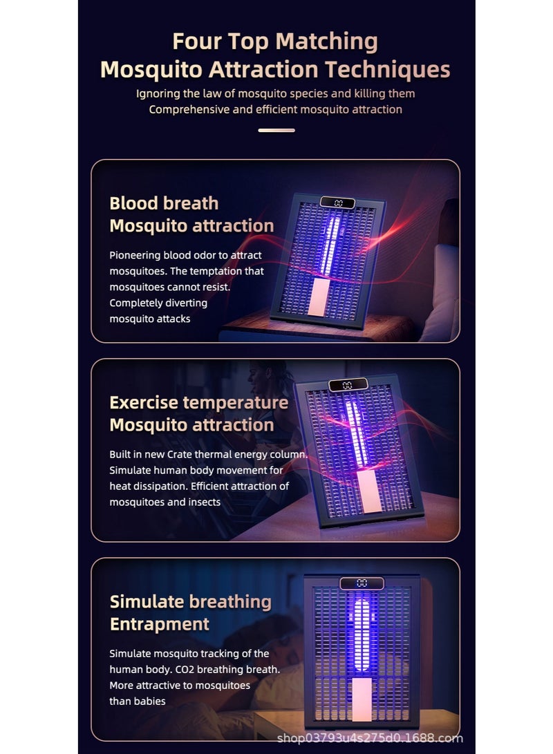 Nariele Mosquito Killer Lamp Insect Repellent Mute Electric Insect Trap Rechargeable Outdoor and Indoor Use Mosquito Killer Repellent - Image 4