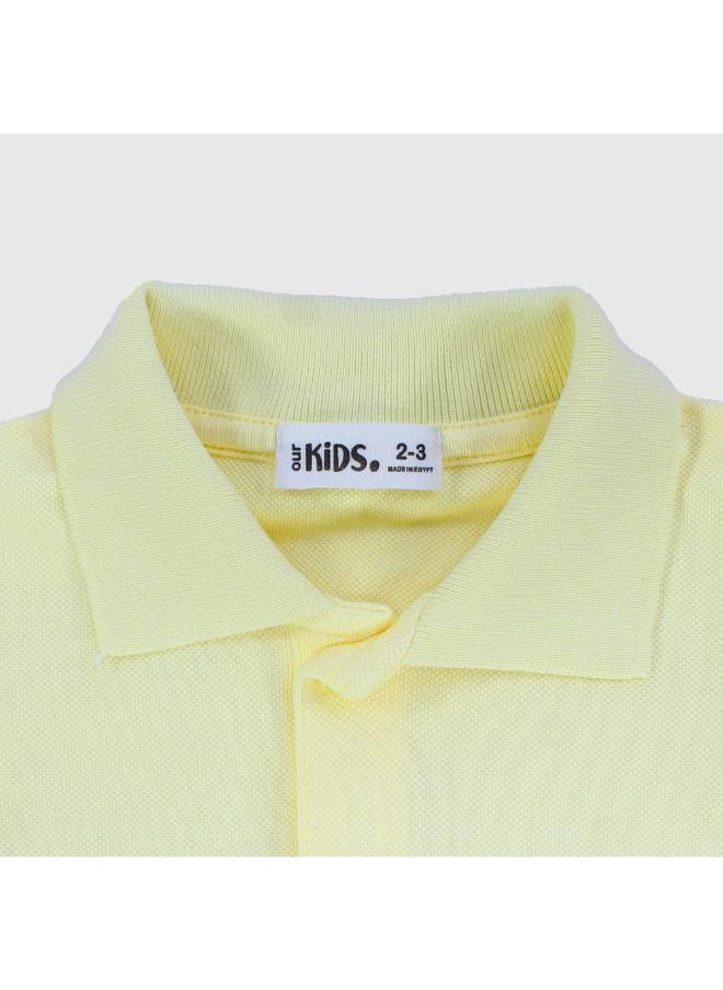 Yellow Short-Sleeved Polo Shirt - pzsku/ZE5F28C18767ED87D0FD2Z/45/_/1716709917/9826b26a-ff85-4612-8c0d-18c1bfb3d674