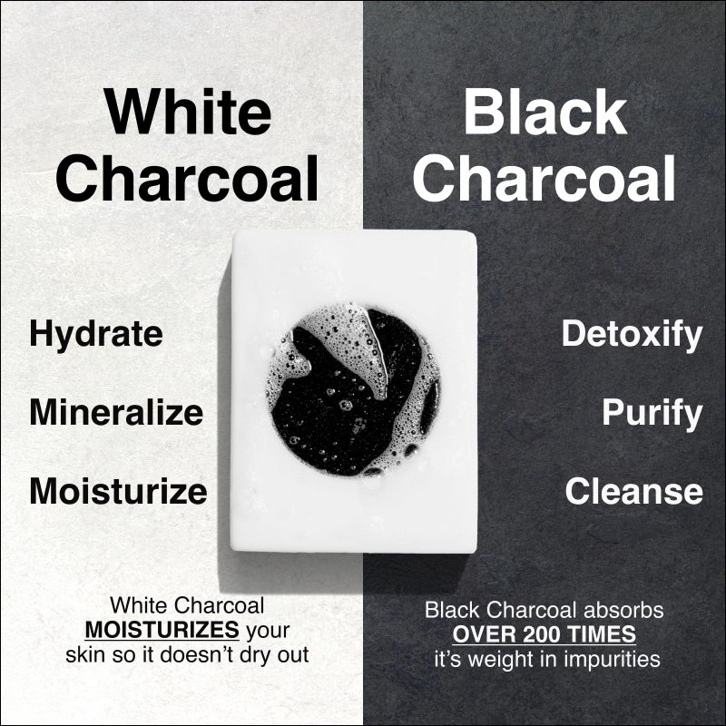 Lumin Men's Charcoal Body Soap - Premium Quality Bar Soap for Men - Natural, Nourishing and Cleansing - Best Soap for Men with Activated Charcoal - Ideal for All Skin Types - Image 4