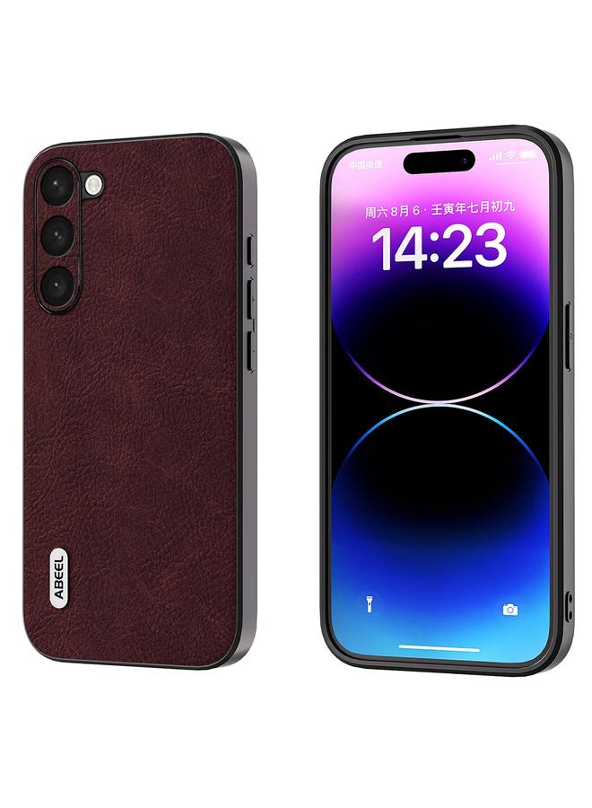 S-TOP Case For Samsung Galaxy S23 5G ABEEL Dream Litchi Texture PU Phone Case - Image 1
