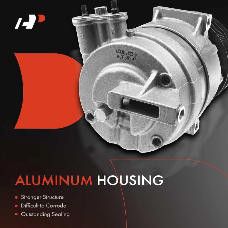 A-Premium AC Compressor with Clutch for Chevrolet and Pontiac - Image 3