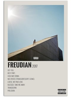 Aorozhi Daniel Caesar Poster Music Album Cover Poster Canvas Art Wall Pictures for Modern Office Decor Prints 16'' x 24'' Unframed