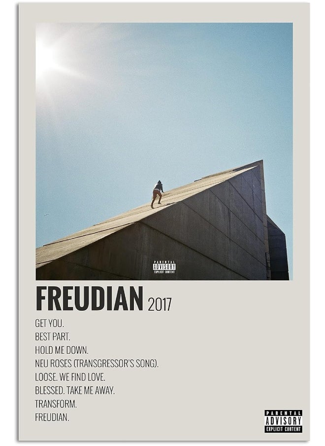 Home Trove - Aorozhi Daniel Caesar Poster Music Album Cover Poster Canvas Art Wall Pictures for Modern Office Decor Prints 16'' x 24'' Unframed - Image 1