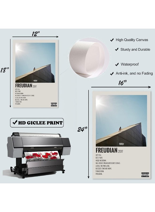 Home Trove - Aorozhi Daniel Caesar Poster Music Album Cover Poster Canvas Art Wall Pictures for Modern Office Decor Prints 16'' x 24'' Unframed - Image 1