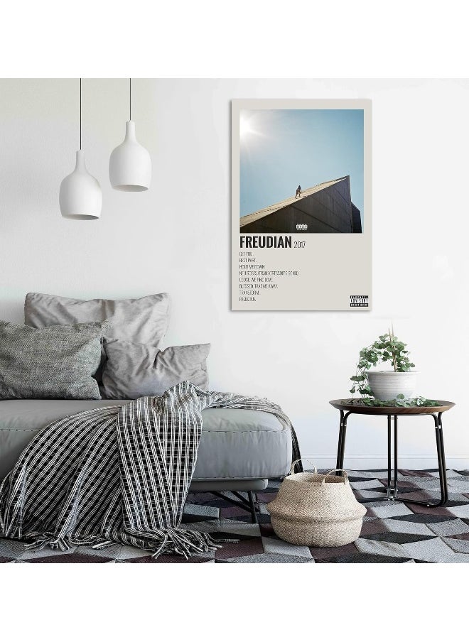 Home Trove - Aorozhi Daniel Caesar Poster Music Album Cover Poster Canvas Art Wall Pictures for Modern Office Decor Prints 16'' x 24'' Unframed - Image 1