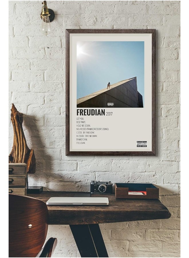 Home Trove - Aorozhi Daniel Caesar Poster Music Album Cover Poster Canvas Art Wall Pictures for Modern Office Decor Prints 16'' x 24'' Unframed - Image 1