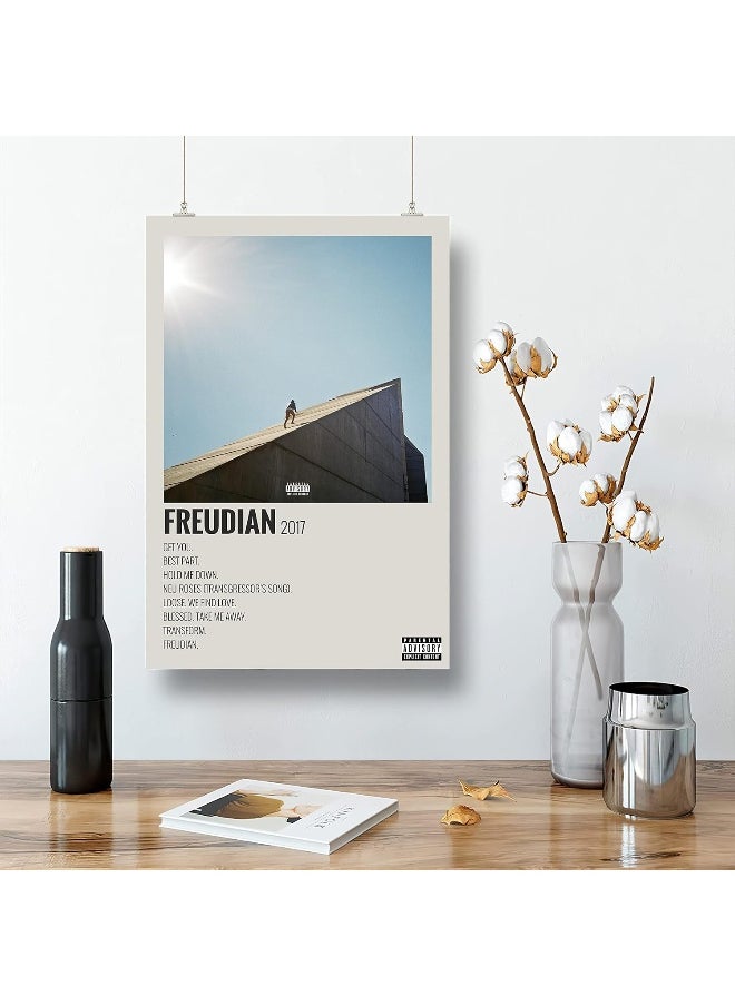 Home Trove - Aorozhi Daniel Caesar Poster Music Album Cover Poster Canvas Art Wall Pictures for Modern Office Decor Prints 16'' x 24'' Unframed - Image 1