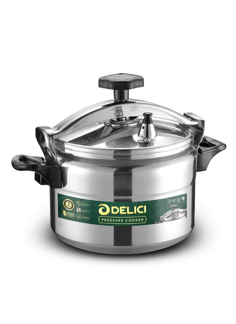 Aluminum Pressure Cooker 9L (DPC 9A) - Fast, Efficient, and Safe Cooking with Durable Body, Safety Locking Mechanism, Arabic cooker