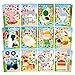 Aowplc 48 Sheets Farm Animal MakeaFace Stickers for Kids Toddlers 12 Unique MixandMatch Designs Farm Party Favors Birthday Supplies Activities Crafts - Image 3