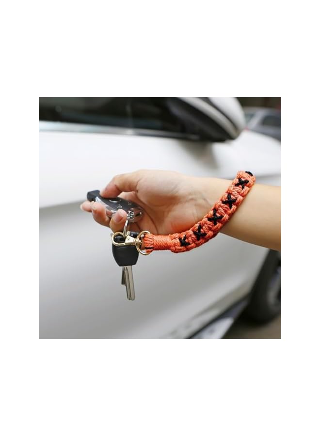 Green Tiger Phone Wrist Strap, Cell Phone Lanyard with Tether Tab, Smartphone Wristlet Bracelet Keychain with Universal Strap Holder Connector Patch - Image 2