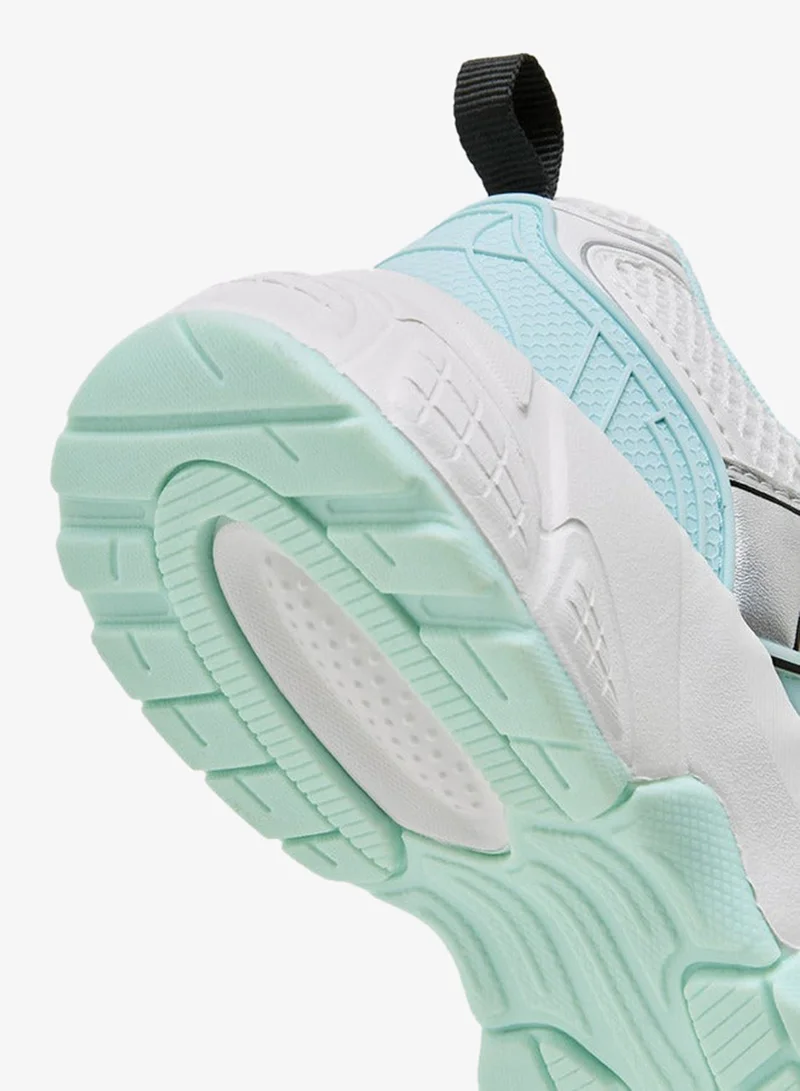 Little Missy  Girls Mesh Panelled Hook & Loop Sneakers for Women | Best Price UAE