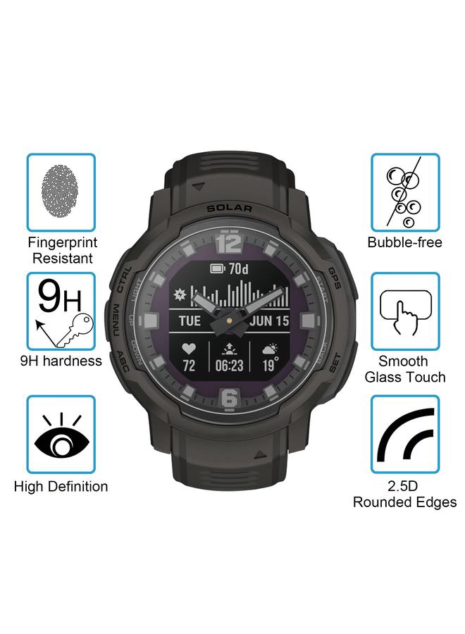erorex For Garmin Instinct Crossover Smart Watch Tempered Glass Film Screen Protector - Image 3