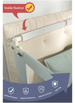 MaBaby Reinforced and Thickened Convenient Crib Fence  - Image 4