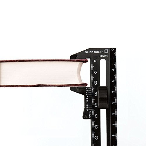 Designphil مسطرة انزلاقية من ديزاينفيل ميدوري باللون الأسود (42259006) - 6.3 بوصة - Image 3