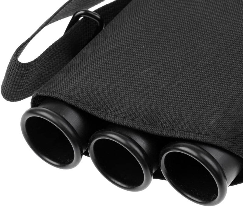 klarako Outdoor Hunting 3 Tubes Waterproof Canvas Archery Quiver Bow Arrow Holder with Shoulder Belt - Image 3