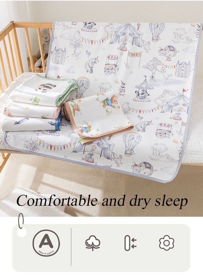Vinnatsu Vinnatsu 100% Cotton Baby Swaddling Blanket with Pattern 50*70cm For Baby Stroller Safety Mat Crawling Chair Going Out Mat Baby Bed Adult Bed  - Image 4