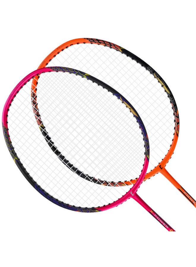 Enpex Badminton Racket, Double Rackets, Fashionable Couple Pair, Carbon Composite Racket, 2-piece Set E-power066, With Grip Tape - Image 3