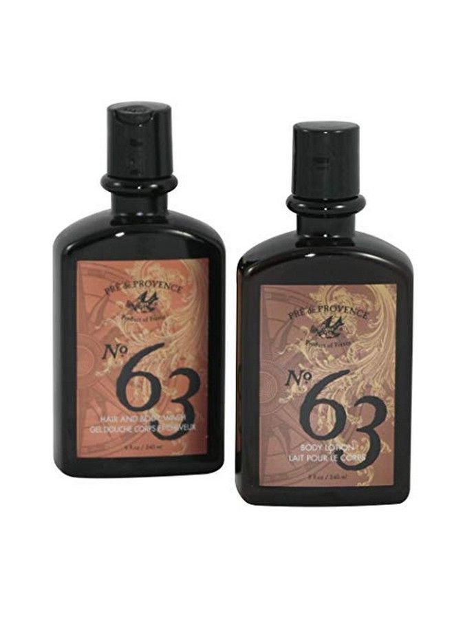 Pre De Provence No 63 For Men Hair & Body Wash And Body Lotion Set - Image 1