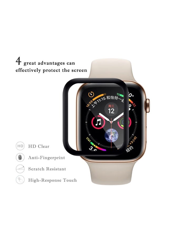 Beauenty 3D Tempered Glass Screen Protector For Apple Watch Clear - Image 2