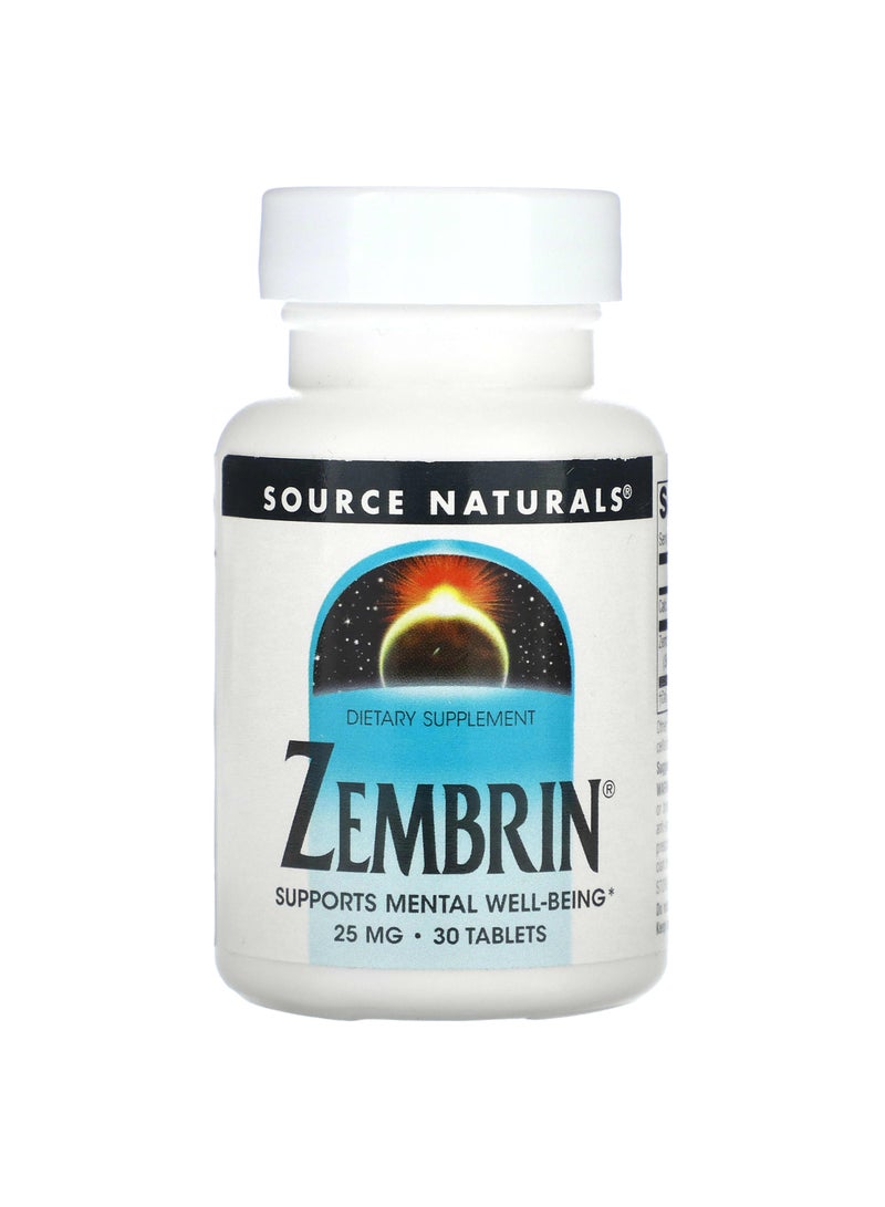 Zembrin, 25 mg, 30 Tablets
