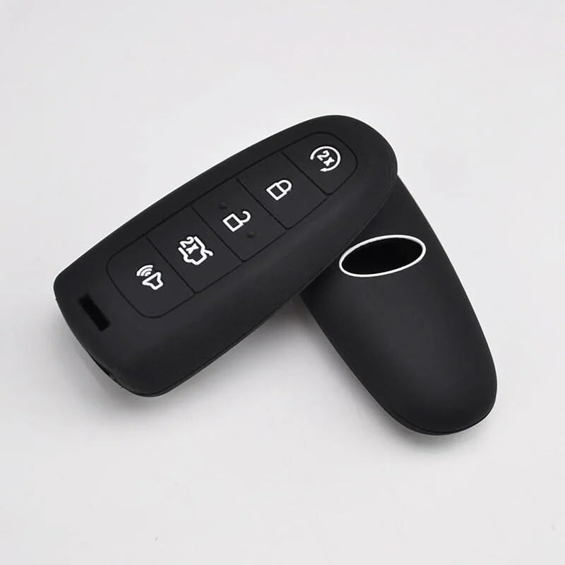 QASULER 5 Buttons Silicone Car Key Fob Case - Image 5