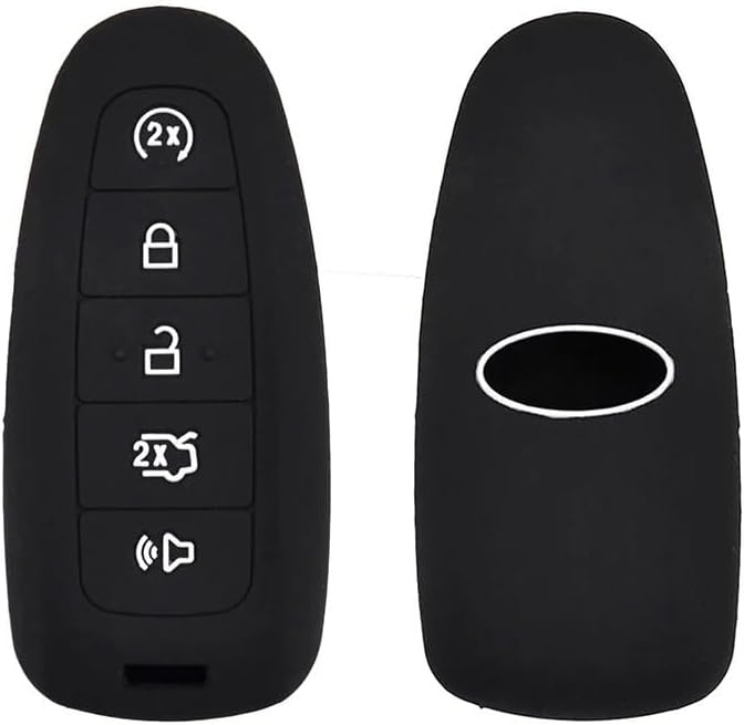 QASULER 5 Buttons Silicone Car Key Fob Case - Image 4