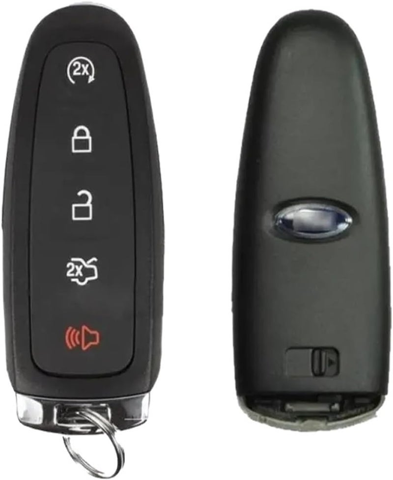 QASULER 5 Buttons Silicone Car Key Fob Case - Image 1