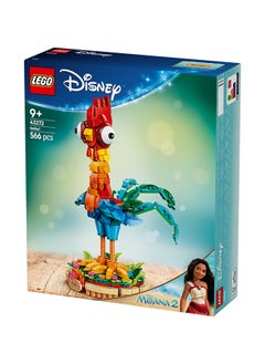 LEGO Disney Moana 2 Heihei Building Toy - Play and Display Animal Figure with a Rotating Head plus Posable Wings, Tail Feathers and a Stand - Birthday Gift for 9+ Year Old Girls & Fans - 43272 (566 pieces)  - Image 3