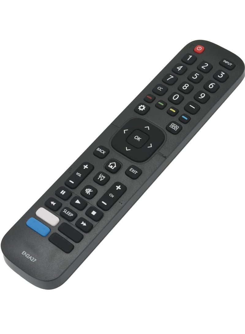 ELTRAZONE Universal IR Remote Control EN2A27 Suitable for All Hisense 4K LED HD UHD Smart TV H5 Series H7 Series H6D Series H8C Series H5D Series H5C Series 40H5 48H5 Series 32H5C 40H5C 40H5B with battery - Image 3