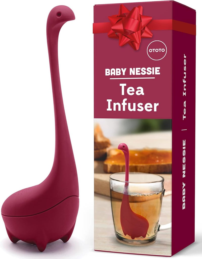 OTOTO Cute Tea Infuser by - Loose Leaf Tea Steeper, Tea Accessories, Tea Diffusers, Tea Infuser for Loose Leaf Tea, Tea Strainers, Cute Gifts, Tea Gift Set, Kitchen Gifts, Cooking Gadgets - Image 1