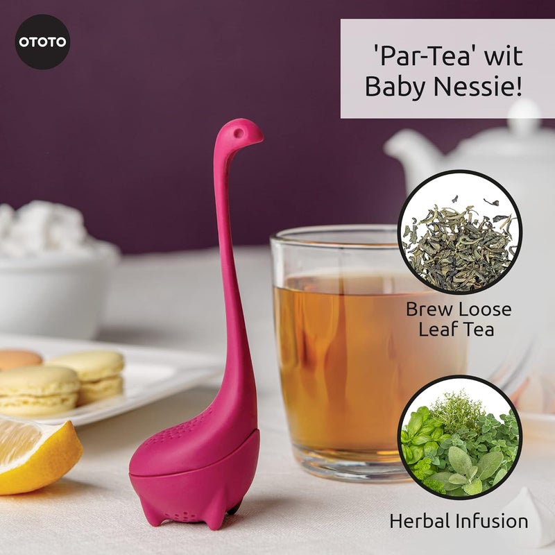 OTOTO Cute Tea Infuser by - Loose Leaf Tea Steeper, Tea Accessories, Tea Diffusers, Tea Infuser for Loose Leaf Tea, Tea Strainers, Cute Gifts, Tea Gift Set, Kitchen Gifts, Cooking Gadgets - Image 3
